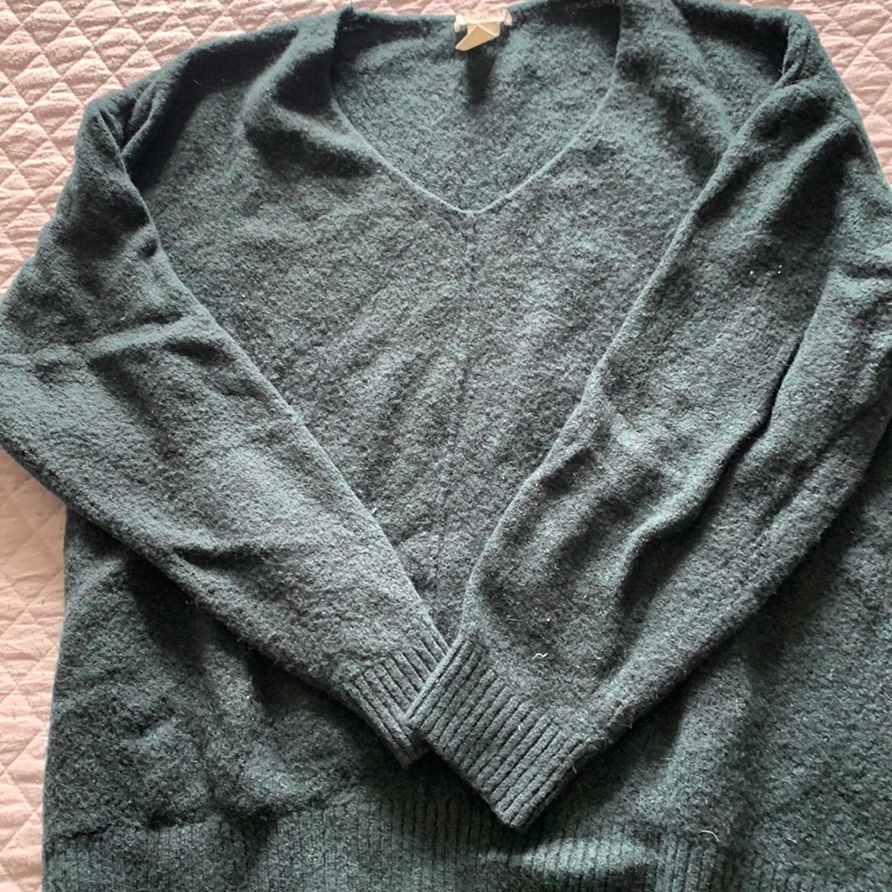 Forest green v neck